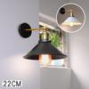 Vintage Loft Led Wall Lamp for Home Industrial Decor Retro Bathroom Lighting Iron Lamp 22CM E27 Edison Wall Light Fixtures