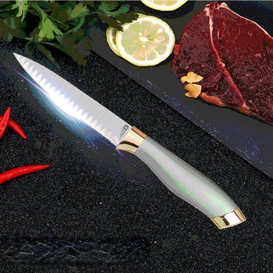 Рельефный антипригарный узор Фруктовый нож Многоцелевой нож Бытовые кухонные ножи