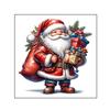 Merry Christmas Toilet Sticker Waterproof Self-adhesive PVC Living Room Bathroom Wall Santa Car Reindeer Stocking Toilet Seat Lid Decoration Decal