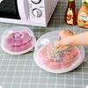 Microwave Oven Special Heating Appliance Bowl Lid Refrigerator Round Plastic Transparent Splash-Proof Oil Fresh-Keeping Cover Bowl Cover