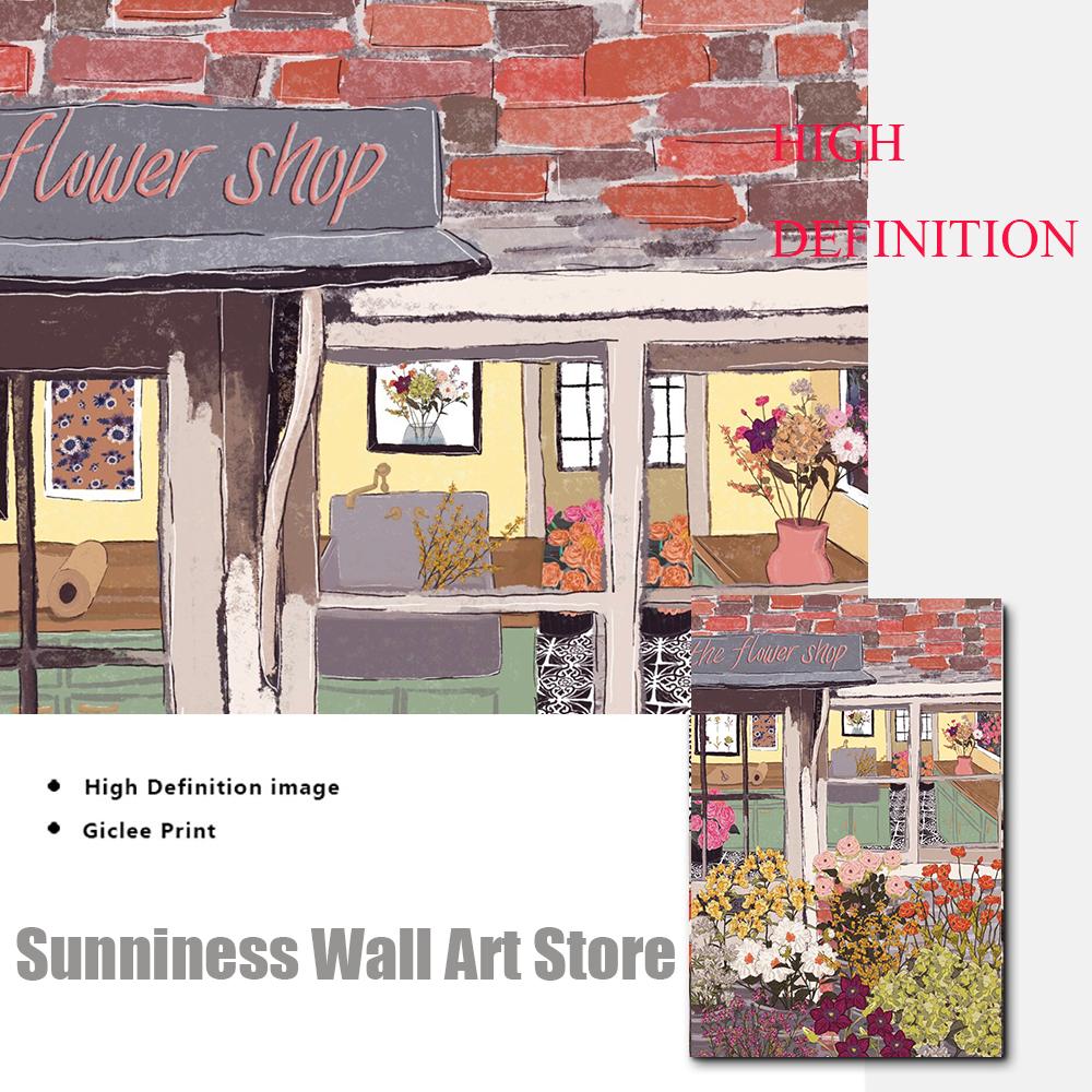 Цветочные принты, акварельные цветы, Лондон, Англия, настенное искусство, холст, живопись, фотографии для путешествий, дома, спальни, офиса, настенное художественное украшение