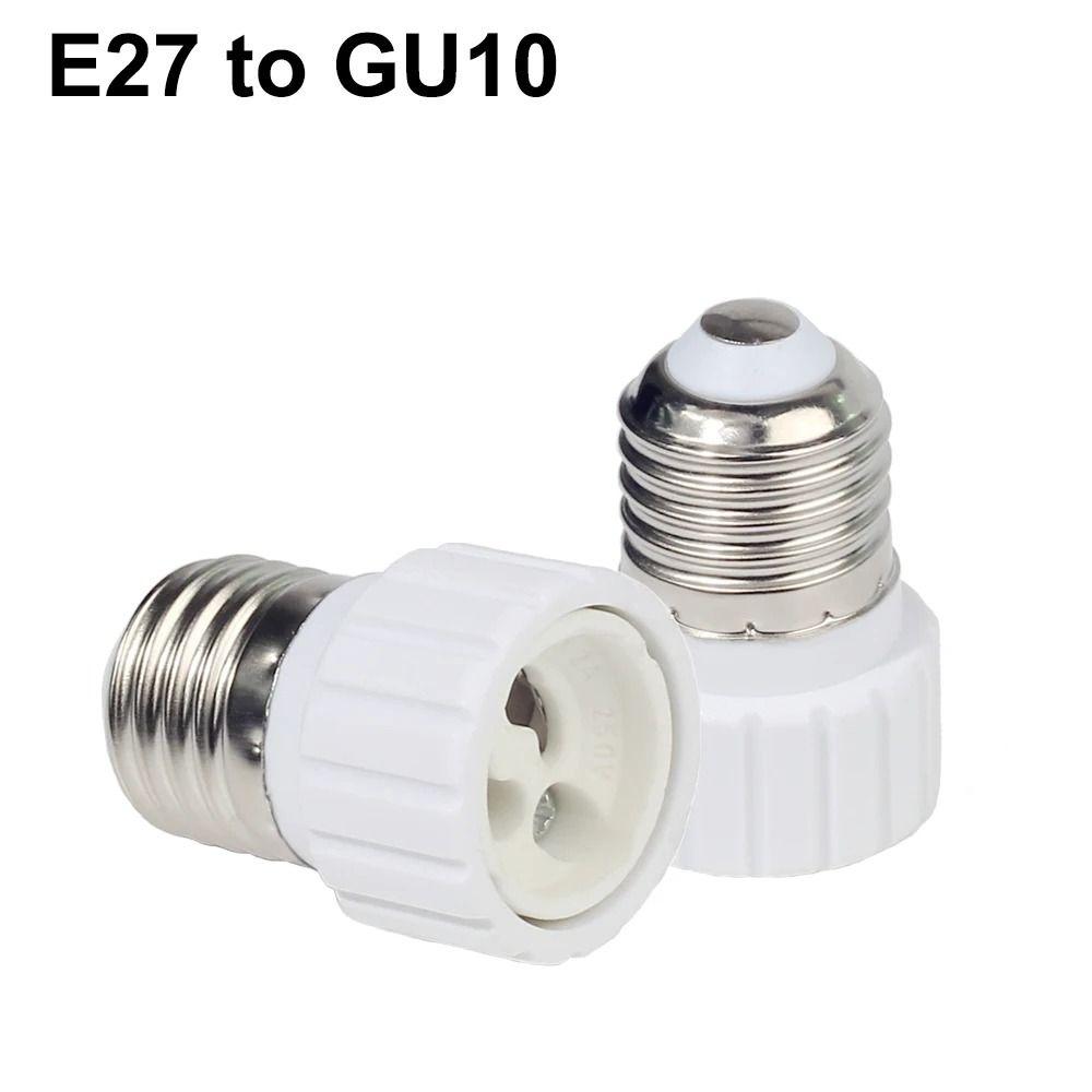 E27 Male to E14 B22 GU10 E40 Женский цоколь лампы Прочный адаптер гнезда Светодиодная кукурузная лампа