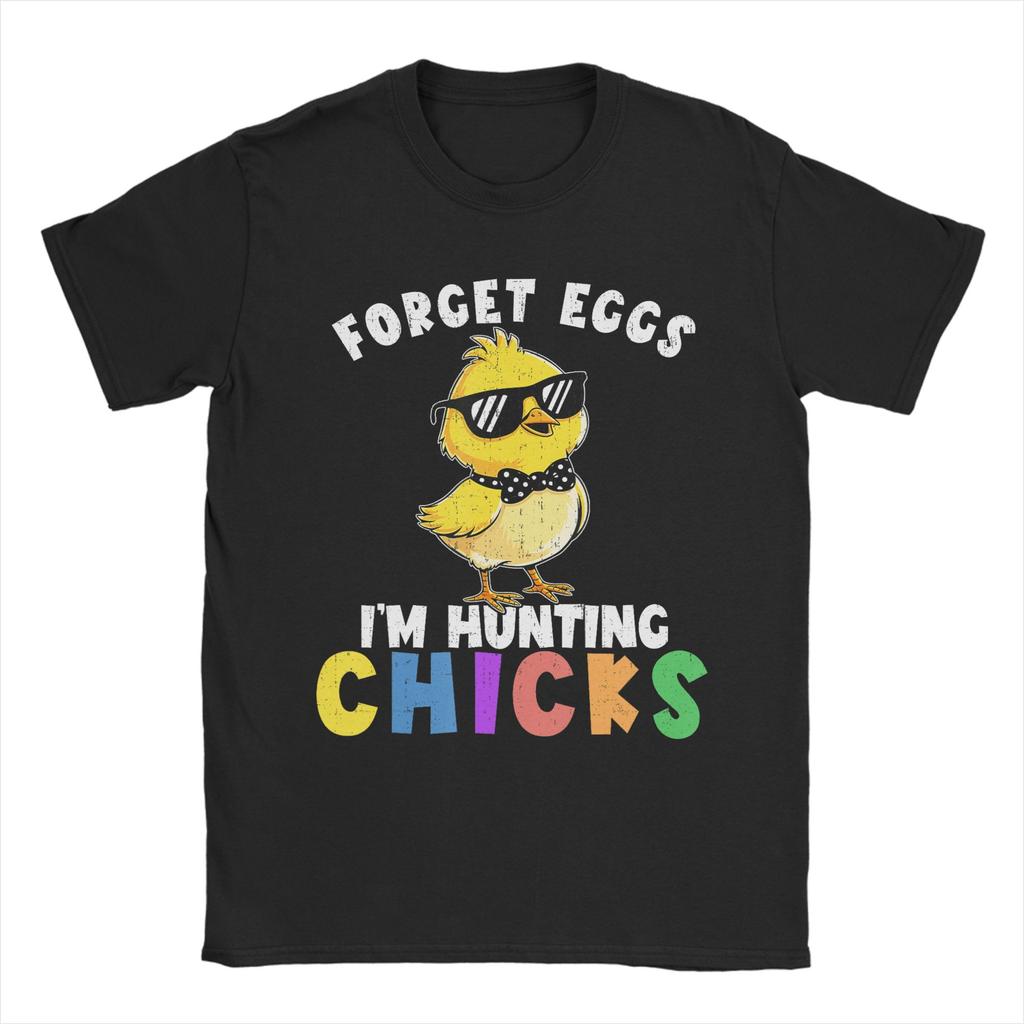 Chicks Dig Me Easter T Shirt Trendy Cool TShirts Short Sleeve Vintage Tshirt Beach 100 Cotton Round Neck Plus Size 5XL Tees