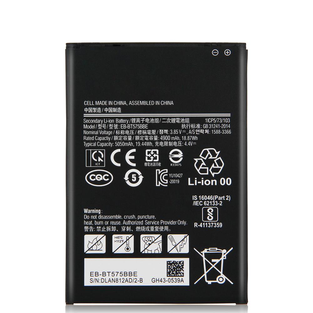 Samsung Оригинальный сменный аккумулятор для Samsung Galaxy Tab Active 3 T575 SM-T570 GH43-05039A, перезаряжаемый аккумулятор для планшета EB-BT575BBE, 4900 мАч