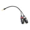 MOGAMI 2534 Y-Cable (4.4mm 5-Pole to XLR Female x 2) (0.75m)
