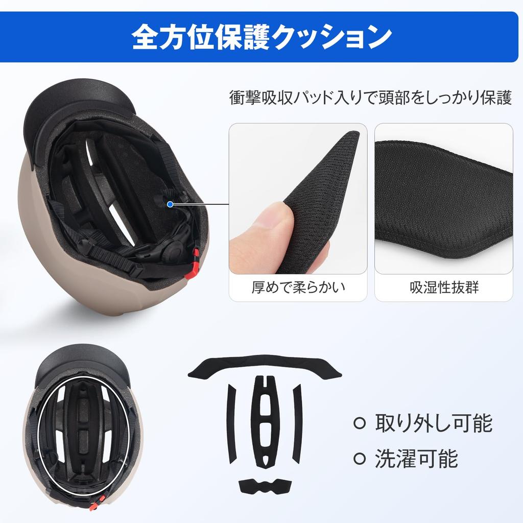 Mixiu Велосипедный шлем для CE Ultra Sun Impact Велосипедный шлем со светодиодной подсветкой Обтекаемый шоссейный велосипед Городской Унисекс Велоспорт Регулируемый Взрослые, Сертифицированный,