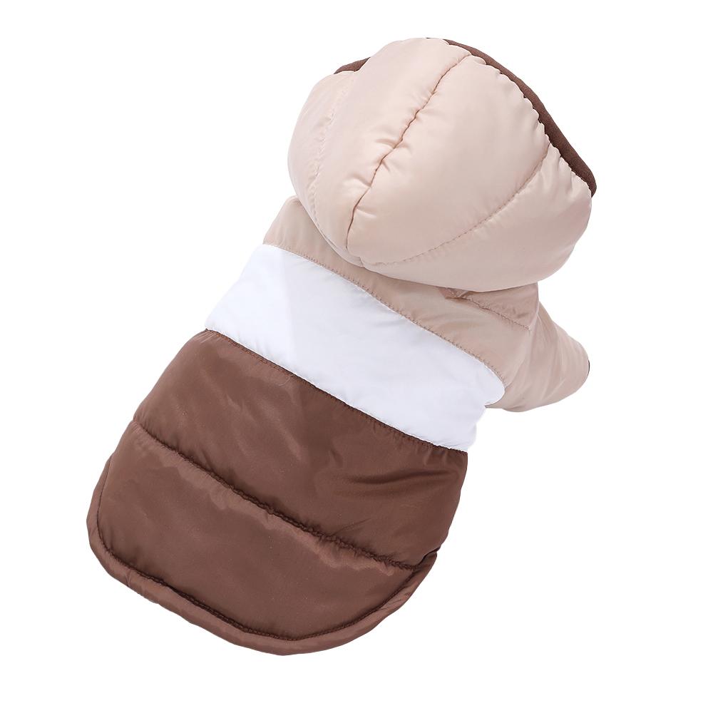 Пальто для домашних собак, зимняя одежда для маленьких и средних собак, кошек, водонепроницаемая толстовка для щенков, куртка с подкладкой, наряды с капюшоном для французского бульдога, йорки