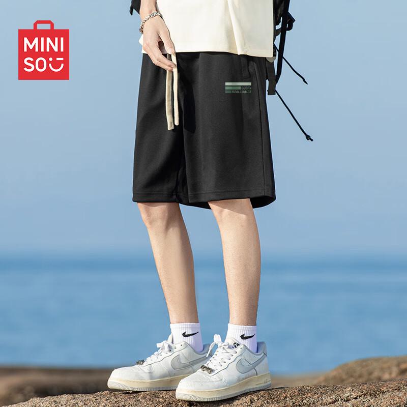 MINISO Men's 2025 Summer American Style Casual Sports Shorts
