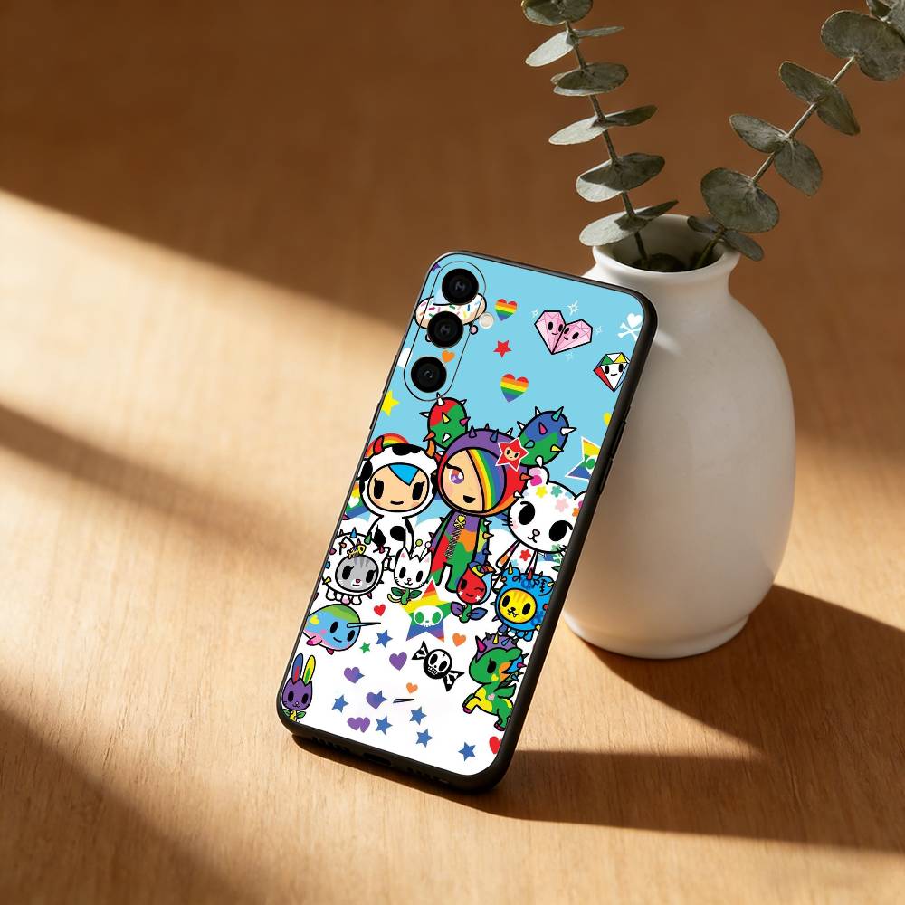 Сладкая и Дерзкая Атмосфера Чехол для Телефона Tokidoki Art Для Samsung Galaxy A91,80,73,72 ,71,53,52,32 ,31,22,21s,20, Мягкий Черный Чехол