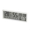 62KD Elegant LCD Digital Clock with Simple Operate Temperature Humidities and Date Display for Home and Office Decoration