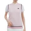 Golf Crew Neck Knit Vest Recycled 0 [New Balance] Women's (Stretch Material) / 012-4173503 092_Pink [S]