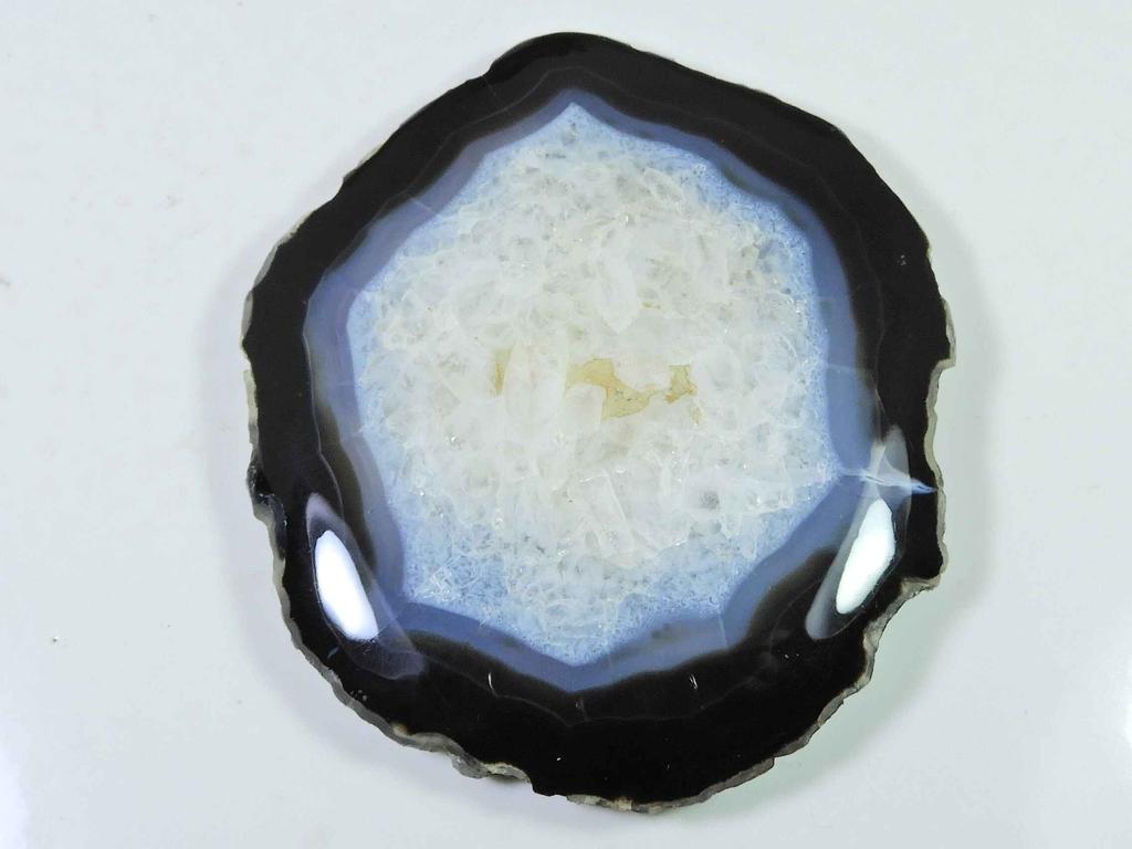 336Cts. Dyed Black Druzy Agate Fancy Crystal Cabochon Loose Gemstone 35X73MM SK-2265
