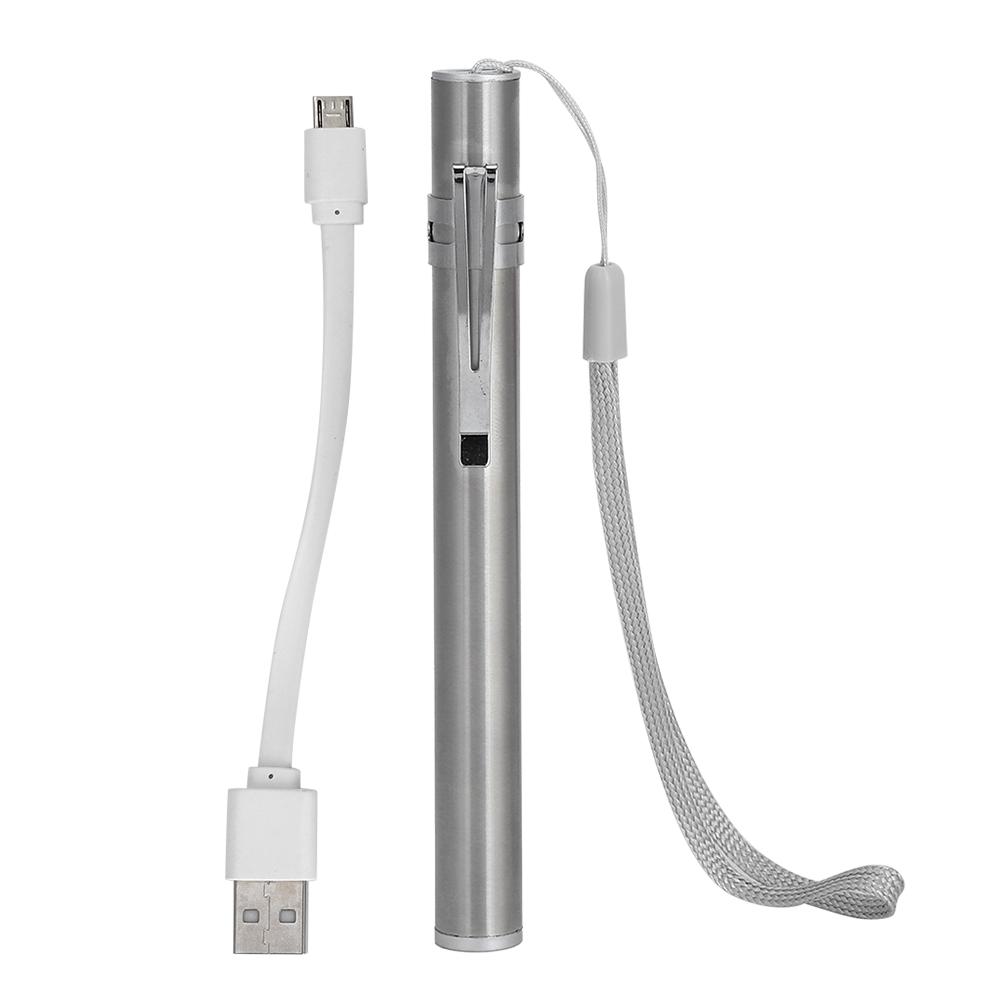 USB Мини-фонарик светодиодный перезаряжаемый фонарик ручка-светильник для врача медсестры диагностический