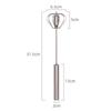 Semi-Automatic Egg Beater Stainless Steel Egg Whisk Manual  Press Type Mixer Self Turning Egg Stirrer Kitchen Egg Tools