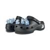 Crocs EVA Graffiti Ghost Glow-in-the-Dark Accessories Hole Shoes Women's Black