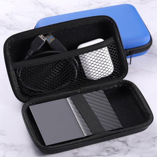 Storage Bag Mobile Kit Case Organizer Digital Universal Resilient Gadget Devices USB Cable Data Line Travel Plastic Jewelry Box