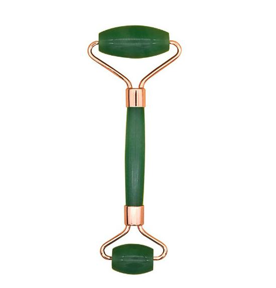 Набор из розового кварца: роллер для лица и гуа ша в форме сердца - двусторонний массажер для глаз и инструмент для лифтинга.