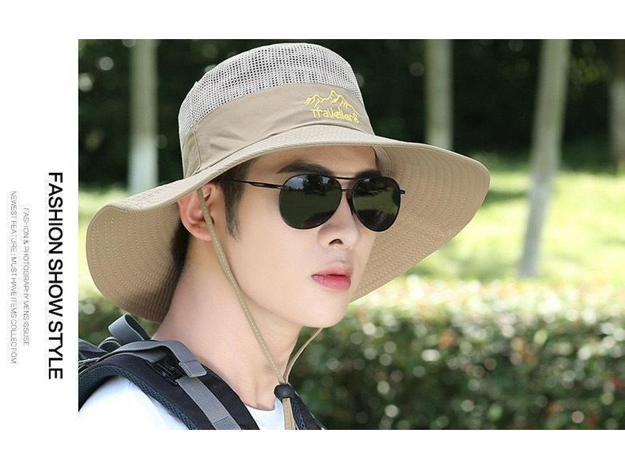 Новая Унисекс Шляпа для Защиты от Солнца 2024: Западный ковбой, Альпинизм, Рыбак, Ветрозащитная летняя шляпа для путешествий