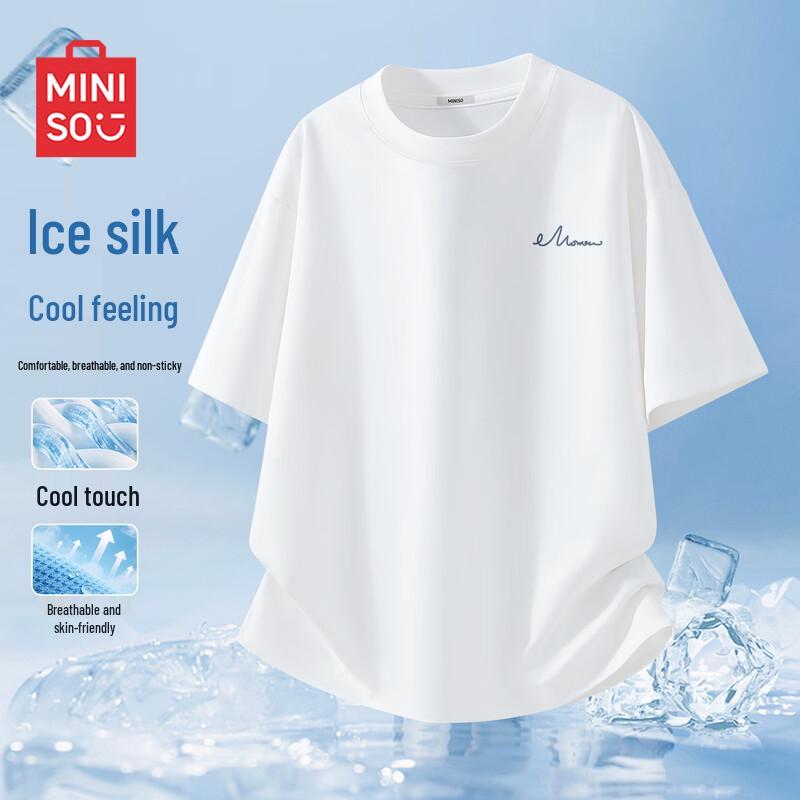 MINISO Мужская футболка с круглым вырезом Cool-Sense