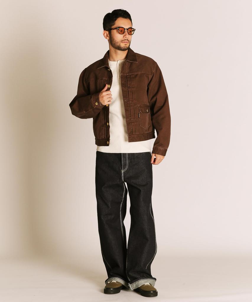 Schott LOT. 714J DUCK BLANKET Jacket, Men's, Size M, 050, Brown, 782-5252006