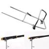Stainless Steel Thicken Outdoor Fishing Rod Rest Holder Support Ground Stand