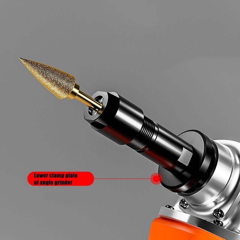 Адаптер для угловой шлифовальной машины 3/6 мм, модифицированный для патрона прямой шлифовальной машины, резьба M10, абразивные инструменты для угловой шлифовальной машины типа 100