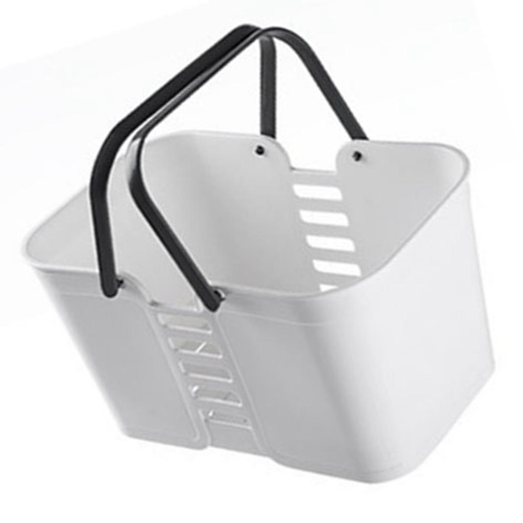 Корзина для хранения в ванной комнате, пластиковая ручная большая вместительная сливная корзина, утолщенный, увеличенный квадратный унитаз