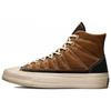 1970s Chuck 70 Chuck Taylor All Star "Cozy Granola" Casual Comfort High Top Canvas Unisex Blue Brown