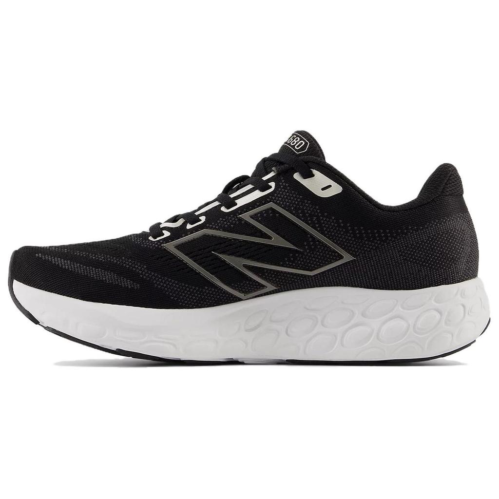 New Balance Fresh Foam 680v8 Black Light Gold Metallic Women Sneakers Black-Metallic W680LK8