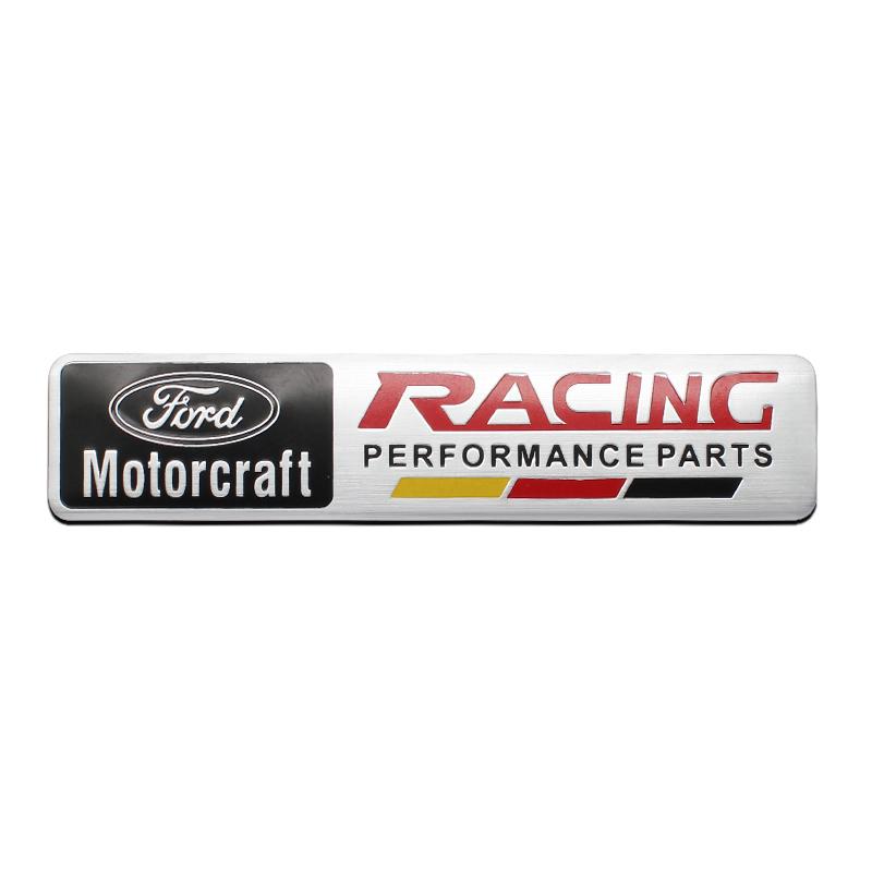 TQ012For Ford Fiesta Kuga Mondeo Mustang S-MAX C Max Ranger mk4 3D Aluminum Car Body Emblem Stickers Tail Trunk Badge Decal Accessory