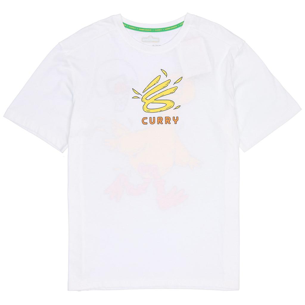 Under Armour Curry X Sesame Street T Shirt Men's White Unisex 1369623-100