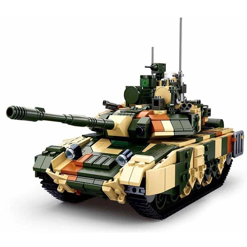 Военная серия, мировая война, Россия, T90MS, основной боевой танк, спецназ, фигурки, строительные блоки, игрушки, подарки