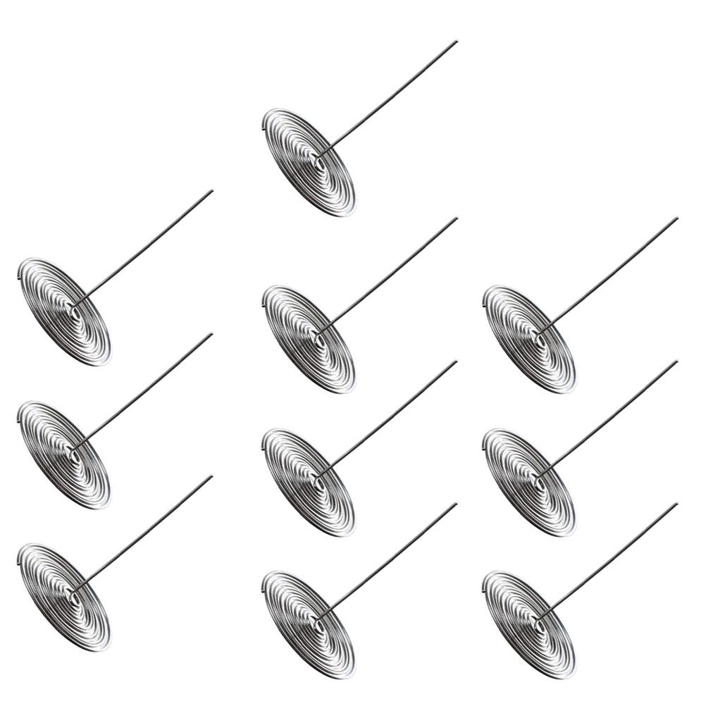 10 шт. Фильтр для носика чайника, вставка для сита для сбора остатков, пружина для заваривания, нержавеющая сталь