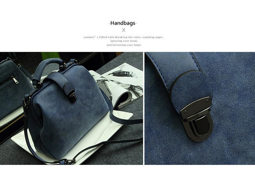 2024 Модная ретро-сумка-мессенджер для доктора: Женская сумка и сумка через плечо из натуральной матовой кожи