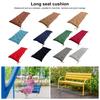 Bench Seat Cushion Waterproof Sunproof Thick Elastic Soft Solid Color Cotton Filling Outdoor Seat Mat Furniture Beds Sofas Long Seat Pad