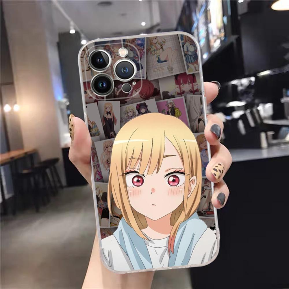 Чехол для телефона My Dress Up Darling Марин Китагава Силиконовый Мягкий Для iPhone 16 15 14 13 12 11 Pro Mini XS MAX Plus X Чехол