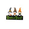 Halloween Decorations, Ghost Festival Gnome , Wooden Decorations, Atmosphere Decoration, Ghost Stage Setting