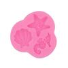 Marine Series Liquid Silicone Mold Fondant Silicone Mold Baking Cake Decoration Drop Plastic Mold