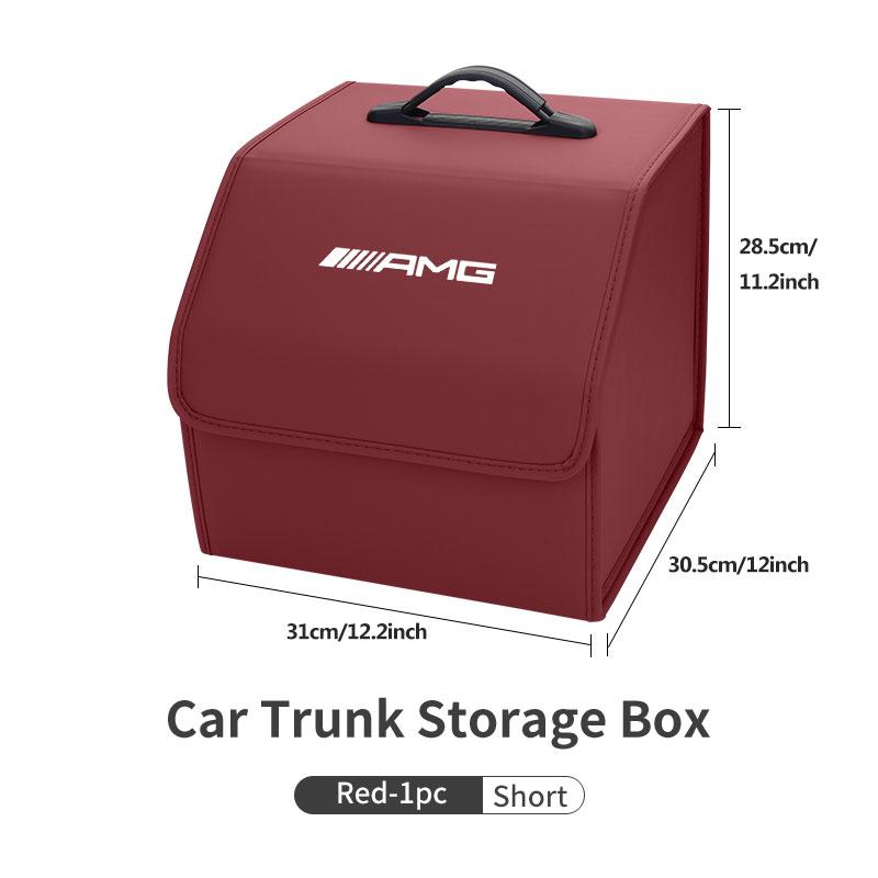 For Mercedes Benz Car Organizer Trunk Storage Box Stowing Tidying Container Bag W202 W212 W126 W140 W168 W177 CLS GLE GLC GLS AU1