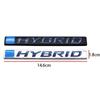 FIQ1 3D Metal Hybrid Logo Car Sticker Rear Trunk Side Fender Emblem Badge Sticker For Honda CRV HRV CIVIC Fit Accord Jazz Accessories