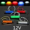 1pcs 12v Sidemarker Light Clear Truck Trailer LED Tail Lamp  Taillight 6leds