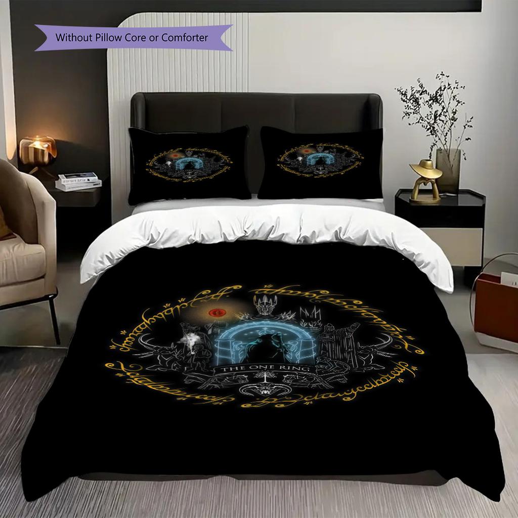 Hobbit Journey Bedding 1 Duvet Cover 2 Pillowcase Without Core Christmas Birthday Gift Soft And Comfortable Bedding Set
