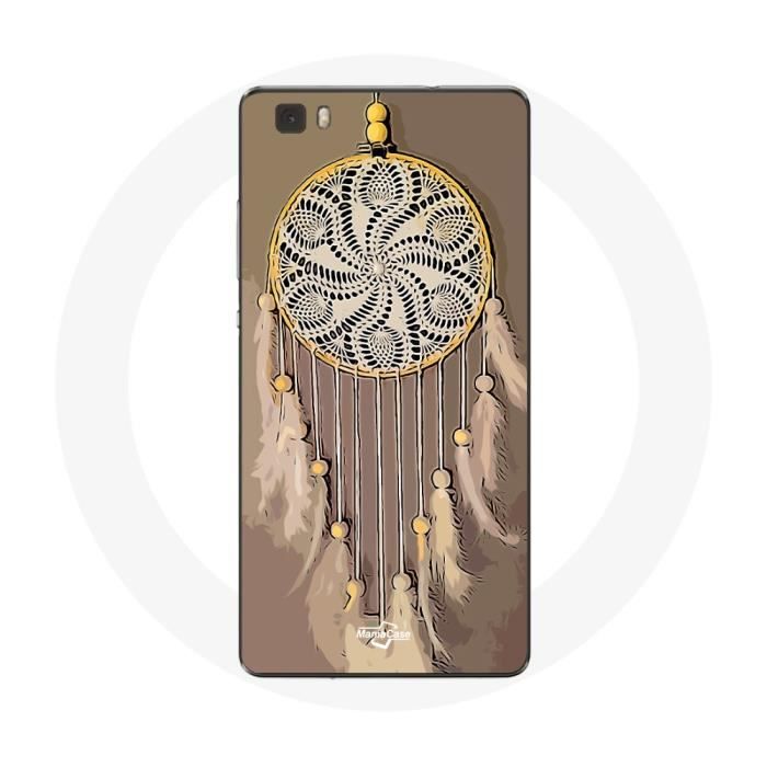 Coque pour Huawei P8 Lite Attrape Rêve marron Capteur de Rêves