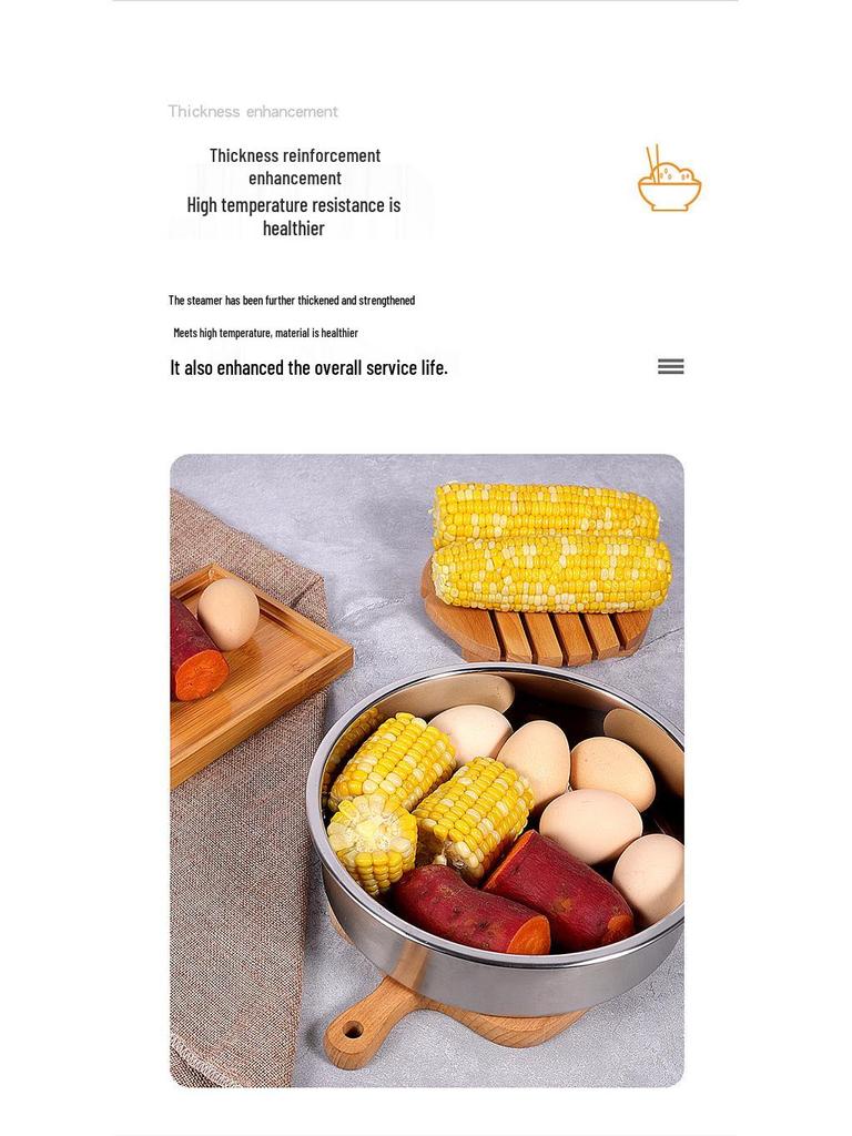 Универсальная углубленная пароварка из нержавеющей стали 304 для рисоварки, бытовая пароварочная решетка 345 л