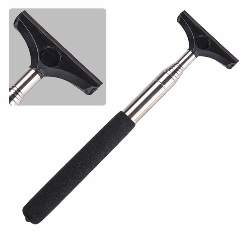 Автомобильный скребок для боковых зеркал автомобиля Портативный автомобильный скребок для автомобильного зеркала заднего вида Телескопическая 98 см Длинная ручка