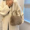 Autumn and Winter New Furry Bag Fur Crossbody Shoulder Strap Plush Bag Versatile Large Capacity Handbag for Women