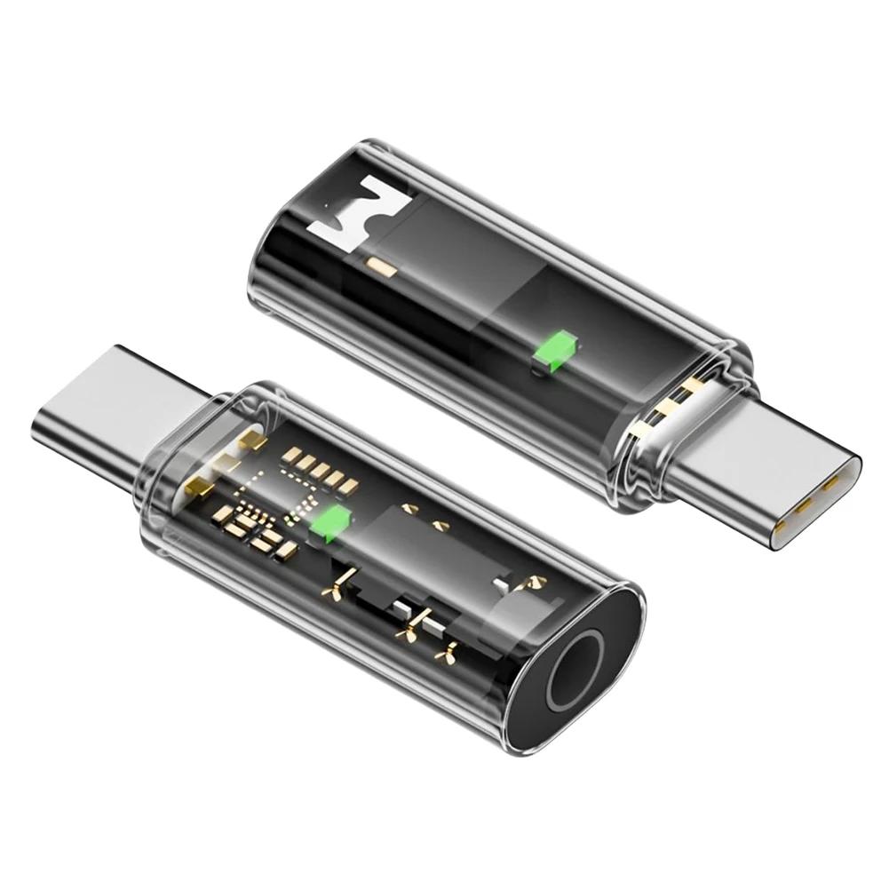 Type C To 3.5mm Audio Adapter USB Type C To 3.5mm Aux Adapter Earphone AUX Adapter for iPhone 15 Samsung Galaxy S24 S23 Ultra