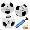 Tangrams Soccer Size Official Size 5 Soccer Set of Includes Pump and 2 White and For Students and For Practice For Junior High and High Can Be Pumped