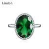 Классическое кольцо Lindon из медного сплава с цирконием, женские ювелирные изделия, свадебный подарок для вечеринки