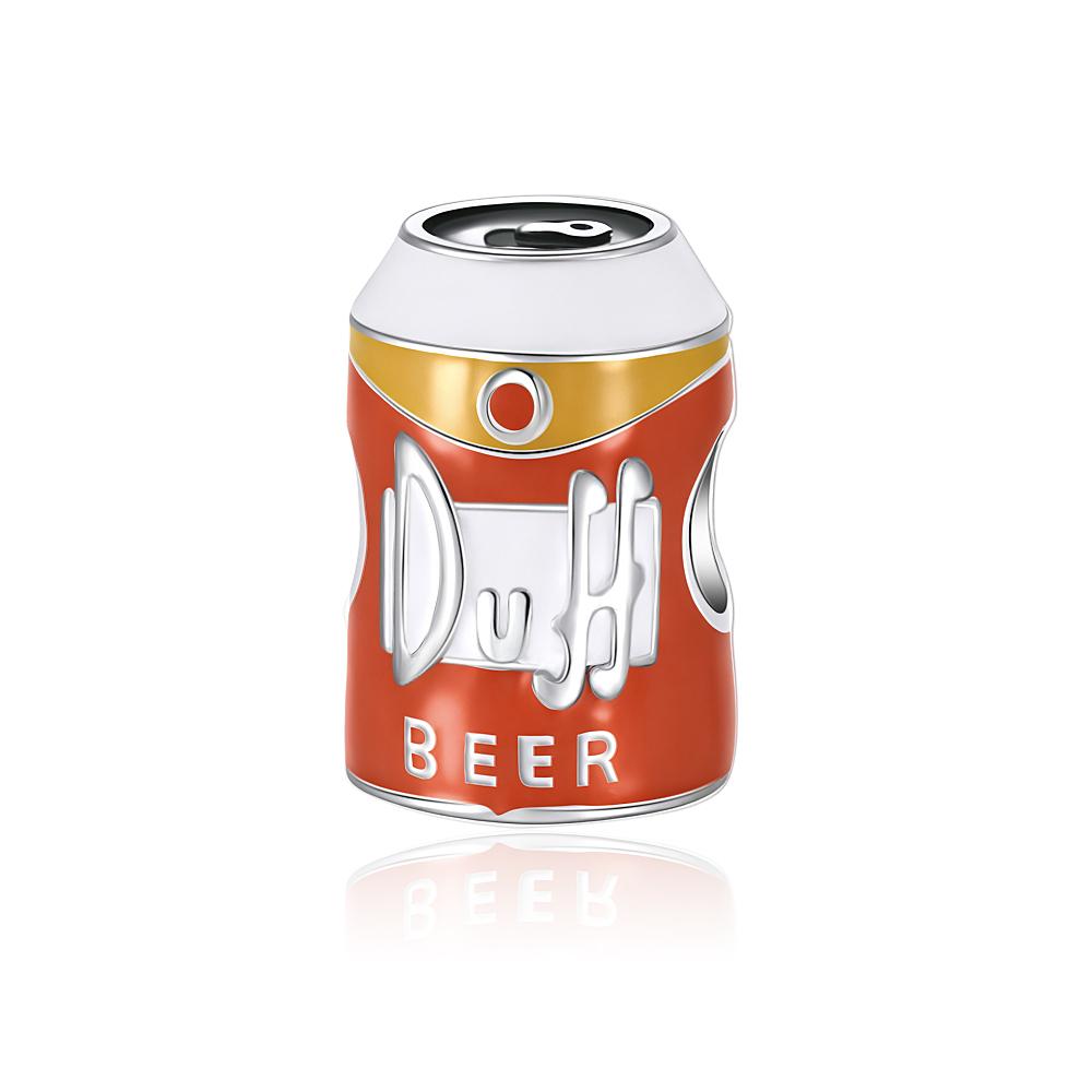 New Copper Red Wine Cup Coffee Cup Beverage Can Exquisite Charm Pendant Diy Beads Fit For Original Bracelets Women'S Jewelry